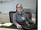 Receptionist at San Antonio Regional Physical Therapy office in Rancho Cucamonga.